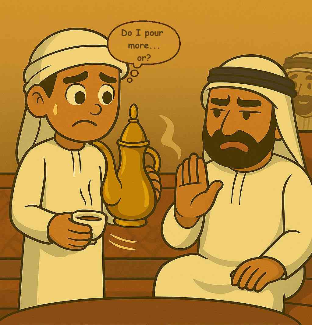 Ahmed takes cup respectfully